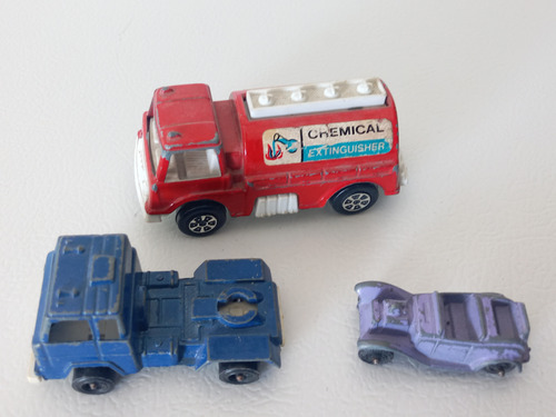 Lote Carritos Tootsietoys Camion Extintor Quimico 70's