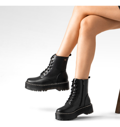 Botin Mujer Carlota Negro Weide