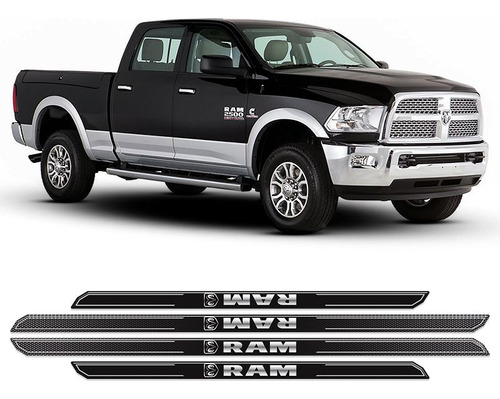 Kit Soleira Da Porta Diamante Dodge Ram 2500 Resinada