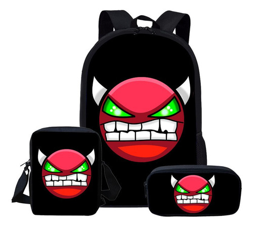 Angry Geometry Dash Wave Infinity 3d Print 3pcs/set Escuela