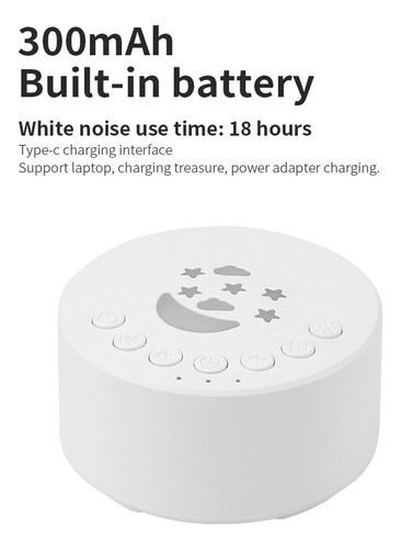 Máquina De Sonido For Bebés De Escritorio Con Luz Nocturna