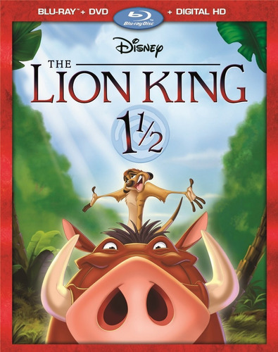 El Rey Leon Lion King 1 1/2 Uno Y Medio Pelicula Blu-ray 