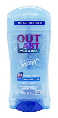 Secret Desodorante Clear Gel Outlast Completely Clean Local