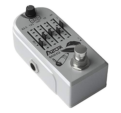 Azor 5 Band Bass Eq Pedal De Efectos De Guitarra Distorsione