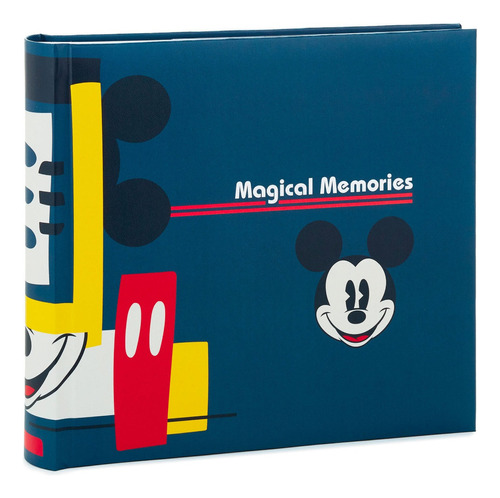Album Fotos Disney Mickey Mouse Fotográfico Retro Hallmark Color Azul Marino Magical Memories