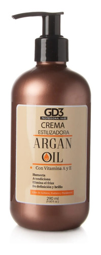 Crema Estilizadora Para El Cabello Con Aceite De Argán Gd3