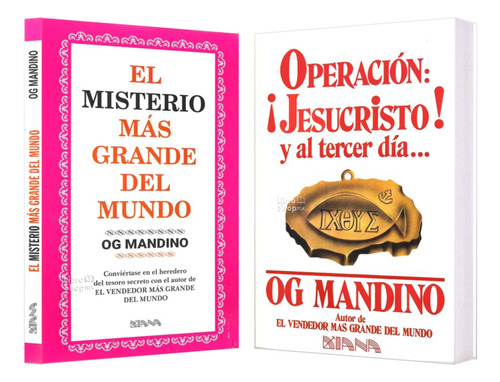 Og Mandino Misterio Más Grande Mundo + Operación Jesucristo