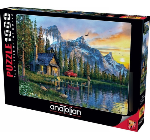 Puzzle 1000 Piezas  Sunset Cabin  Anatolian