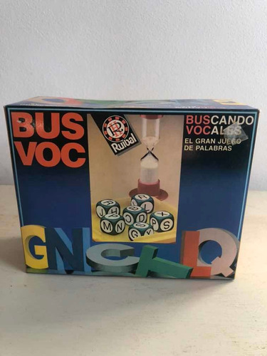 Juego De Mesa Buscando Vocales. De Ruibal. Retro Vintage