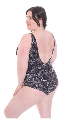 Imagen 3 de 8 de Malla Entera Mujer Talles Especiales - Grandes Art 247 Local