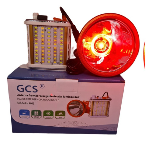 Foco De Caza 800w Luz Roja Batería A La Cintura 