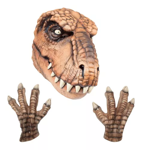 Máscara De Dinosaurio T-rex Con Garras Incluidas Jurassic | Meses sin  intereses