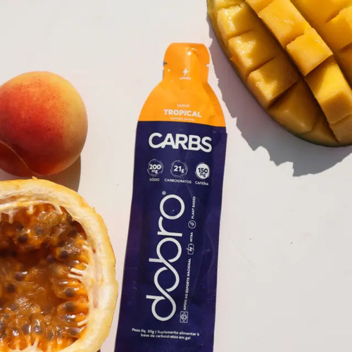 Carbs Gel Carboidrato Com Cafeína Pré E Intra Treino Dobro