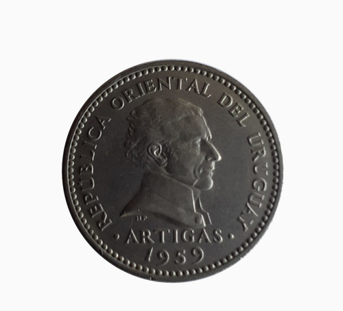 Moneda Uruguay 1959 10 Céntimos