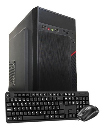 Imagem 1 de 4 de Pc Intel Core I3 8gb Hd 500gb Teclado E Mouse Usb Wi-fi