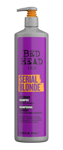 Tigi Bed Head Serial Blonde Shampoo Restaurador Rubio 970 Ml