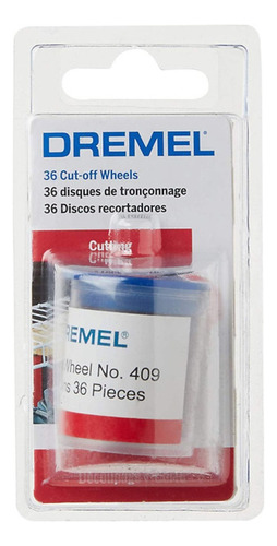 Discos De Corte Dremel 409 23mm X 0.6mm Blister X 36 Unid