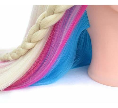 Maniqui Con Cabello Sintectico De Silky