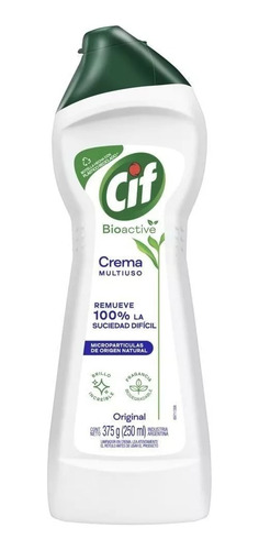 Limpiador Multiuso Cif Crema Max Limpieza Min Ezfuerzo X375g
