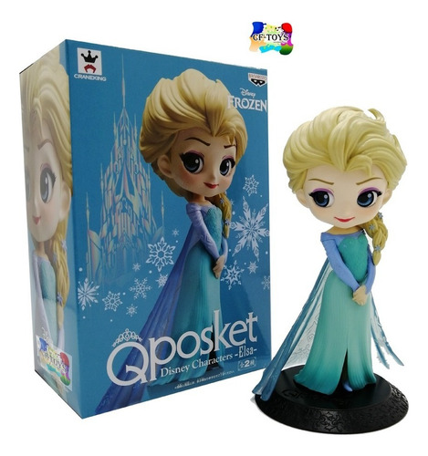 Elsa Frozen Princesa Qposket Banpresto Cf