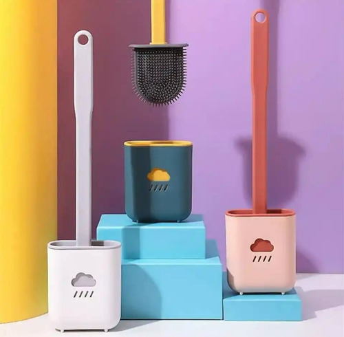 Dos Cepillo De Baño Limpia Poceta Inodoro De Calidad