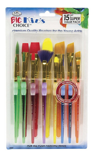 Royal Brush Big Kid's Choice - Juego De Pinceles (15 Unidade