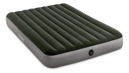 Colchón Inflable Con Inflador A Pilas Intex 2 Plz Prestige