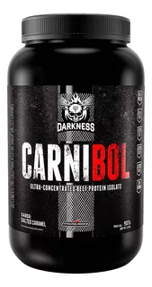 Suplemento em pó Integralmédica Darkness Carnibol proteína Carnibol sabor salted caramel em pote de 907g