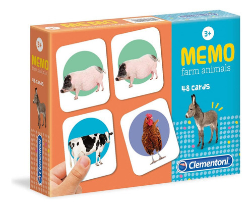 Juego De Memoria ¡ Animales ! Edicion De Viaje Clementoni