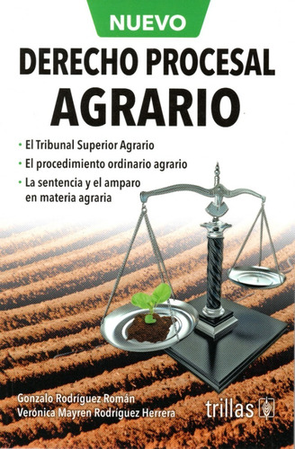 Libro Nuevo Derecho Procesal Agrario Trillas 