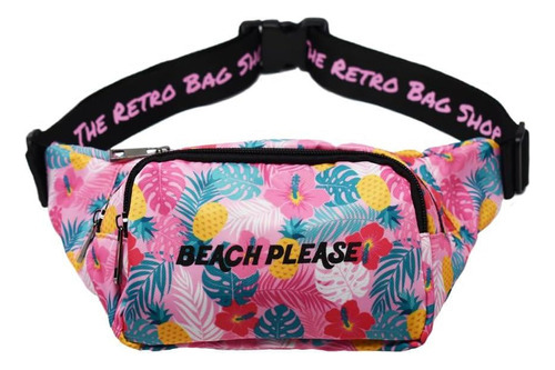 Beach Please Fanny Pack Moda Cintura Pecho Bolsa Cinturón 