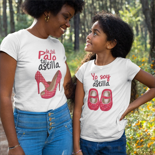 Juego De Remeras Para Madre E Hija De Tal Palo Tal Astilla