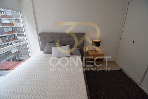 Departamento En Renta En Polanco 4r/2b/1e - Amueblado - 120m2
