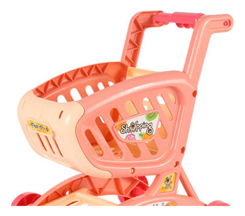 Carrito De Supermercado, Carrito De Compras Para Niños Rojo