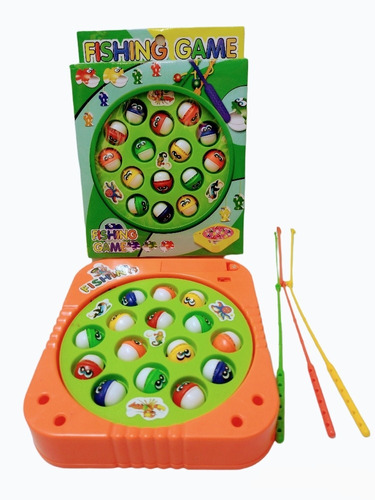 Juego De Pesca Magic Fishing Game 15 Peces 3 Cañas A Pilas