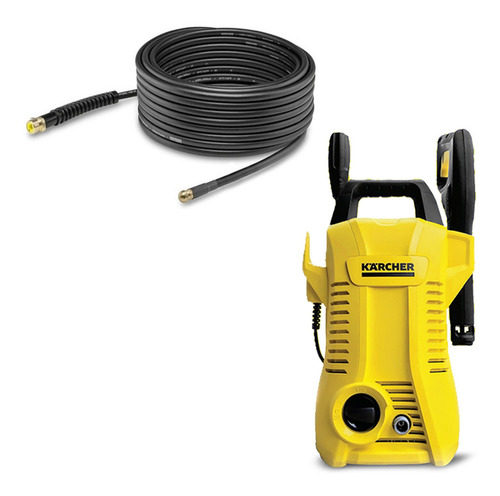 Imagen 1 de 9 de Hidrolavadora K2 Basic + Manguera Destapa Cañerías 15 Mts