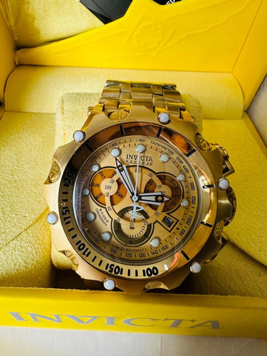 Gran Reloj Invicta Venom Dorado Fullset Para Hombre Gold Gold Gold (Usado)