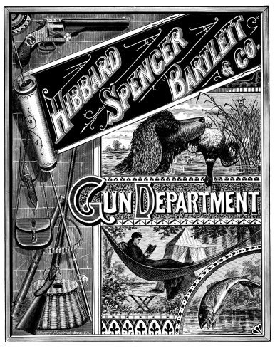 Hibbard Spencer Bartlett  Y  Co Gun Department 1884 Sporting