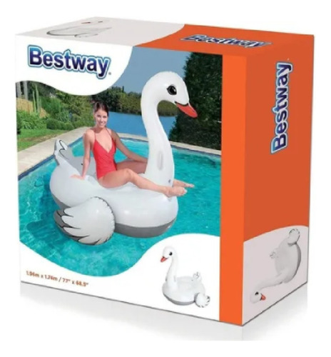 Cisne Inflable Para Piscina Bestway 