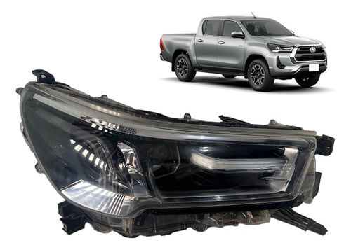 Farol Hilux Srx 21/24 Led Lado Direito Original (Recondicionado)