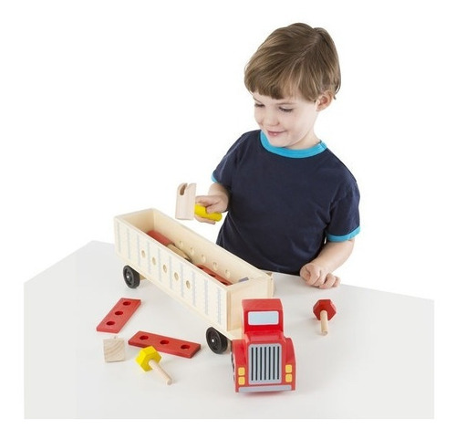 Camion Para Construcción De Madera Melissa And Doug Cantidad De Piezas 22