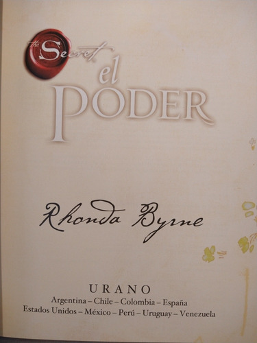 El Poder - Rhonda Byrne - Urano