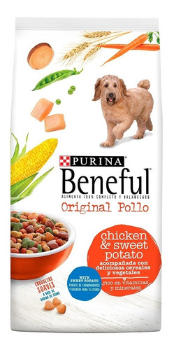 Alimento Para Perro Beneful Adulto Pollo/camote De 21.6 Kg