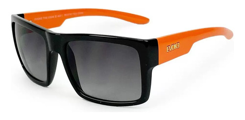 Óculos De Sol Evoke The Code Ii Bra07 Black Shine Orange