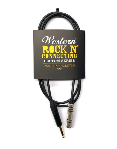 Cable Western - Plug Stereo 1/4 A Jack Stereo Hem 1/4 - 6mts