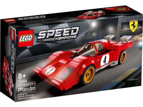 Lego Speed - Carro De Corrida Ferrari 512 M - 291 Peças