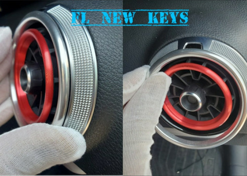 Embellecedores Aluminio Ventilas Aire Audi A3 S3 Rs3 Q2