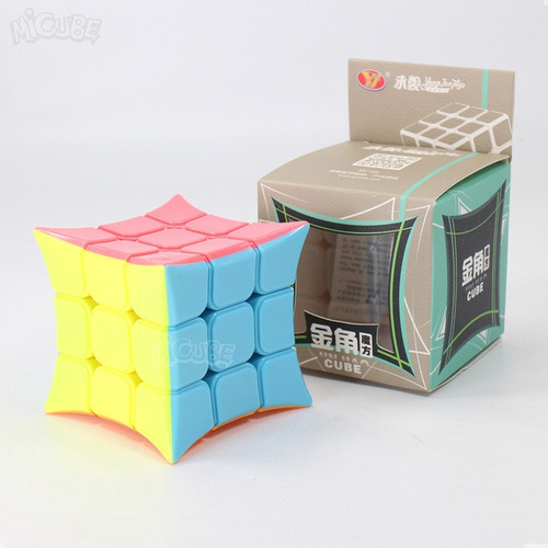 Cubo Rubik Profesional Yjcube Golden Honey 3x3 Stickerless 