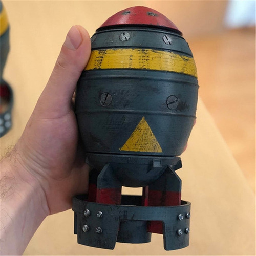 Mini Caja De Almacenamiento De Bomba Nuclear, Figura De Resi