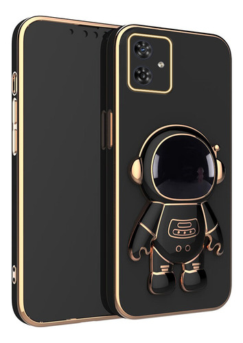 Funda Para Moto G54 G84 Galvanoplastia Silicona Astronautas